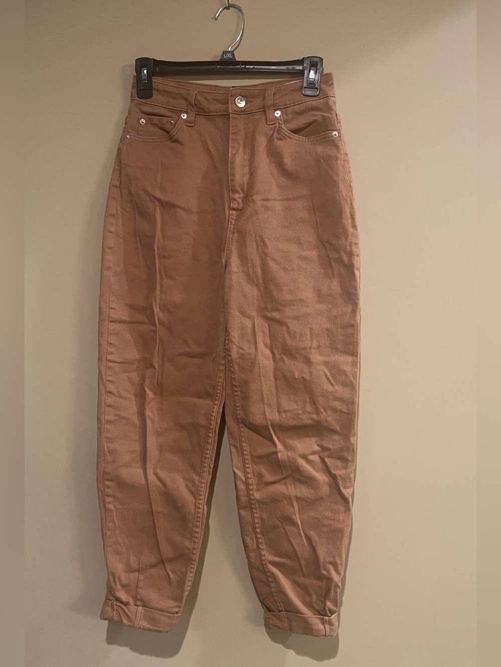 H&M Divided Brown High Waist Mom Jeans – Size 4